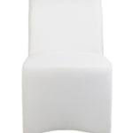 Whitley Outdoor Chair, White Olefin/Dry Fast Foam