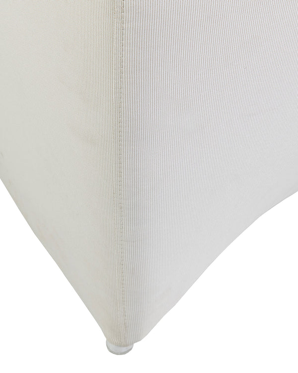 Whitley Outdoor Chair, White Olefin/Dry Fast Foam
