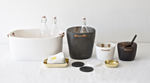 Champagne Bucket with Leather Handles, Large