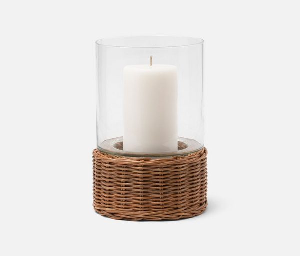 Honey Rattan Hurricane, 2 Sizes