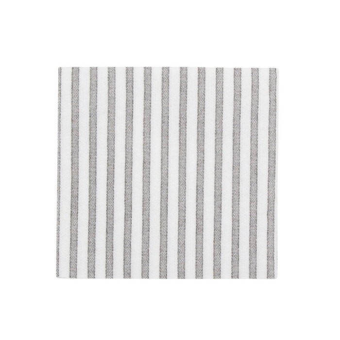 Papersoft Napkins Capri Light Gray Cocktail Napkins (Pack of 20)