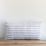 Charcoal Light Belmont Lumbar Indoor/Outdoor Pillow, 16" x 26"