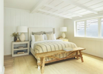 Clare Platform Bed, King & Queen, Talc Linen