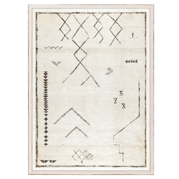 Middle Atlas Design IV- Large, 42"W x 30"L