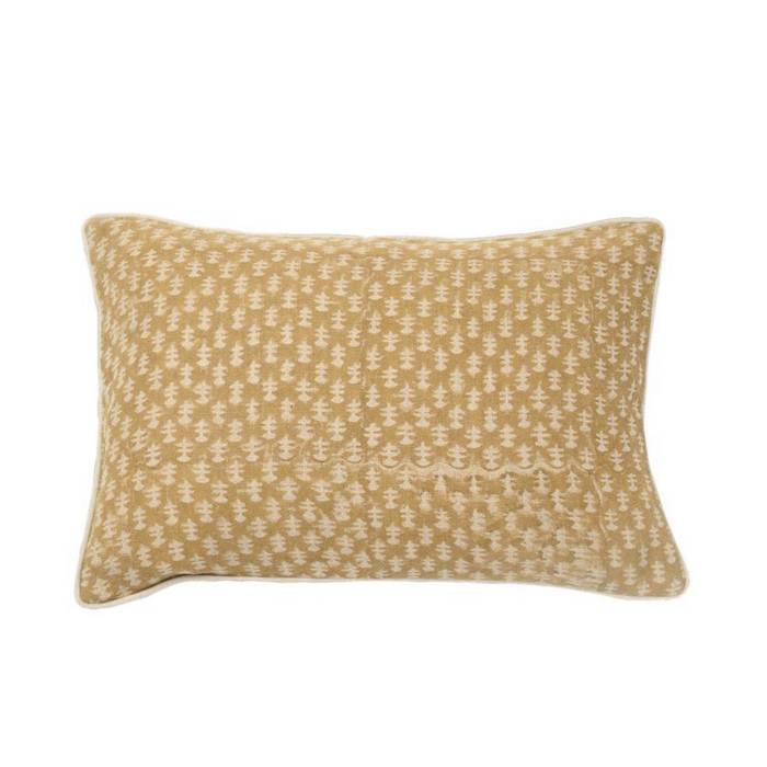 Boti Mustard on Natural, 14"W x 20"L