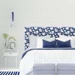 Abbie Bed, Floral Navy Blush, Full & Twin