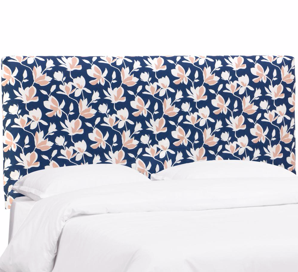 Abbie Bed, Floral Navy Blush, Full & Twin