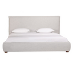 Luzon Bed Light Grey, King & Queen