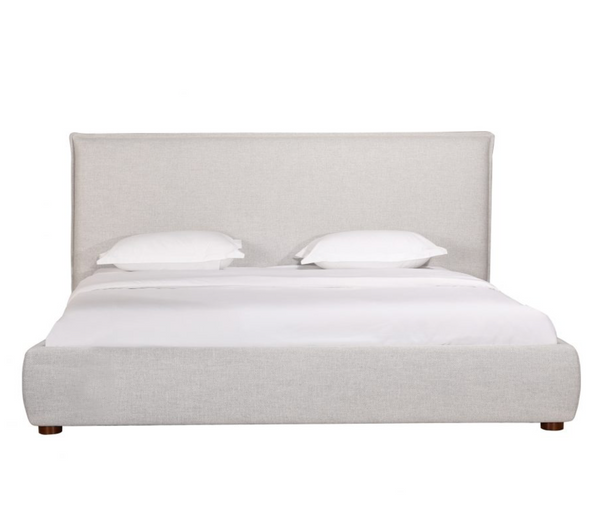 Luzon Bed Light Grey, King & Queen