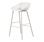 Piazza Barstool White - M2