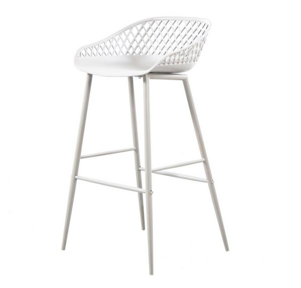 Piazza Barstool White - M2