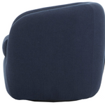 Maurice Swivel Chair, Midnight Blue