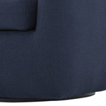 Maurice Swivel Chair, Midnight Blue