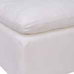 Clay Sectional "Ottoman" Livesmart Fabric White