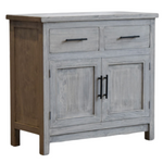 Bedside Cabinet in Reclaimed Wood, Light Elm, 34"L x 17"W x 32"H