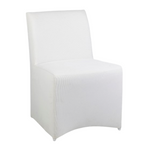 Whitley Outdoor Chair, White Olefin/Dry Fast Foam