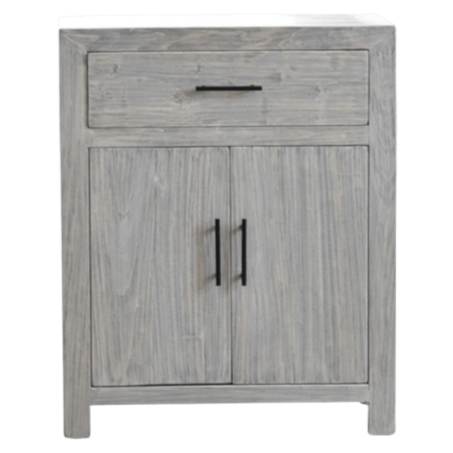 Reclaimed Elm Nightstand/ Sideboard, 28"L x 17"D x 34"H