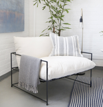 Veranda Handwoven Indoor/Outdoor Rug - Light Grey/Indigo