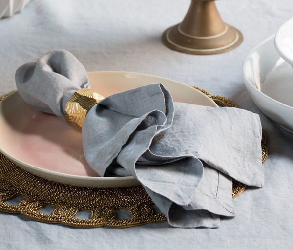 Johanna Napkin, Status Gray, Set of 4