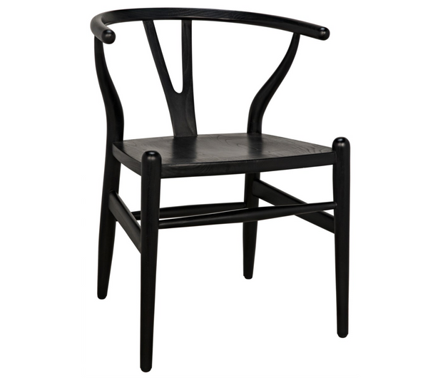 Zola Chair, Charcoal Black