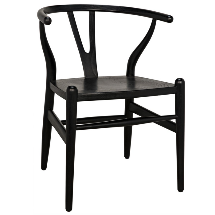 Zola Chair, Charcoal Black