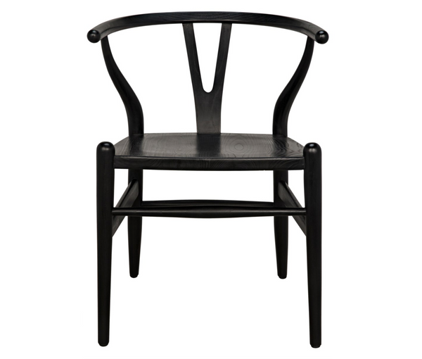 Zola Chair, Charcoal Black