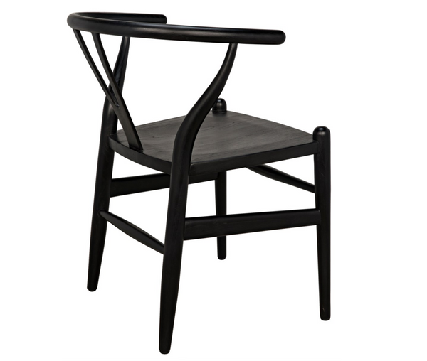 Zola Chair, Charcoal Black