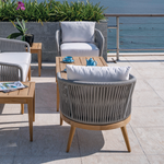 Lucia DS Sofa, Dove/Canvas