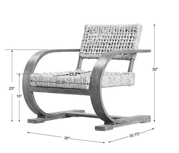 Rehema Accent Chair, Pecan