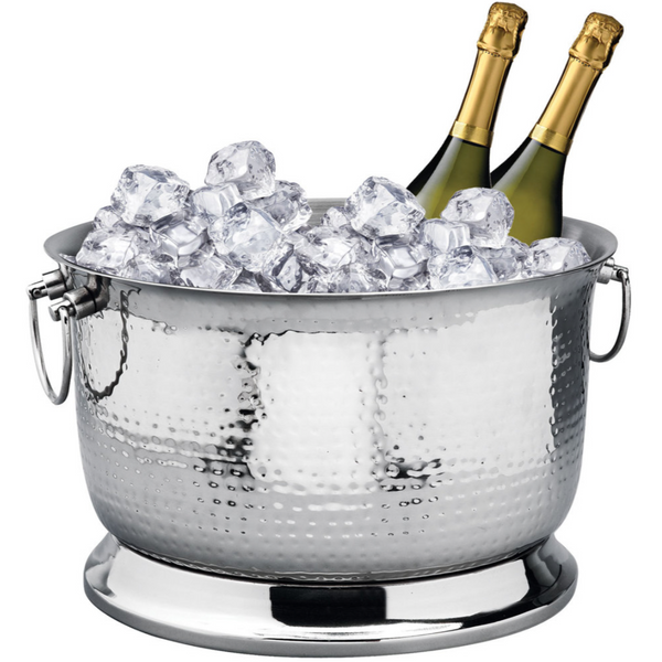 Hammered Double Wall Insulated Beverage Tub