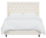 Harper Bed, Zuma White, King & Queen
