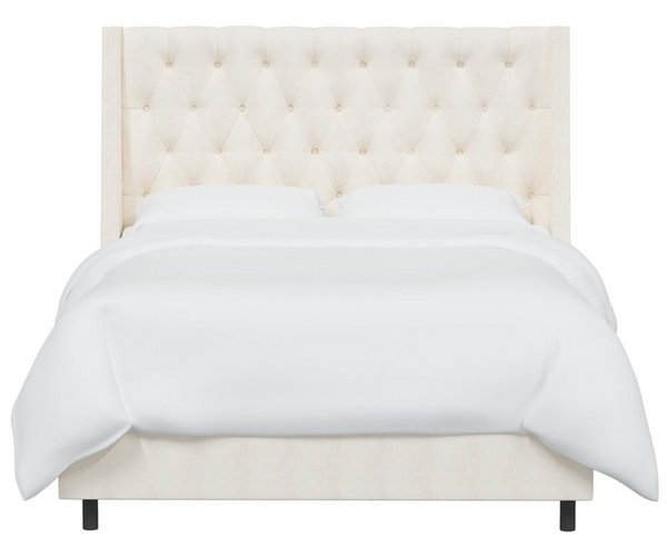 Harper Bed, Zuma White, King & Queen