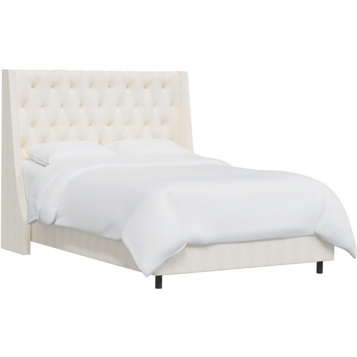 Harper Bed, Zuma White, King & Queen