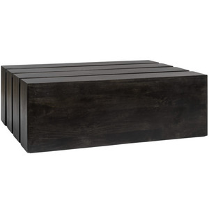 Carson Coffee Table-Dark Ebony, 40"W -54"D -18"H