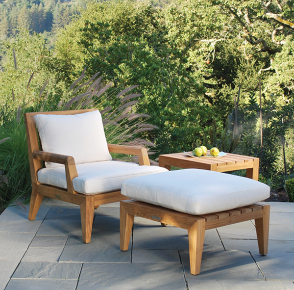 Mendocino Side Table, 22.5"W x 22.5"L x 18"H