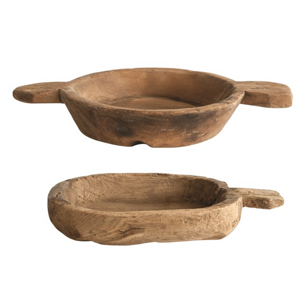 Found Decorative Wood Bowl