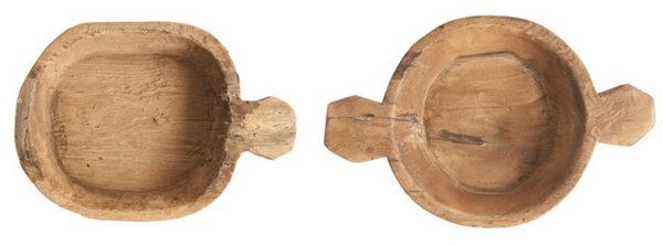 Found Decorative Wood Bowl