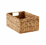 Water Hyacinth Bin Natural, 5 Sizes