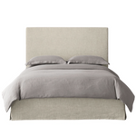 Parsons Slipcovered Platform Bed - Queen & Full (Sand)