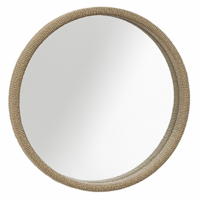 Capri Round Mirror - Rope, 36"