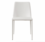 Nora Pu Dining Chair White-M2