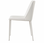 Nora Pu Dining Chair White-M2