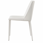 Nora Pu Dining Chair White-M2