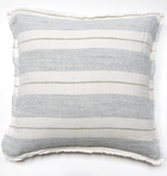 Laguna Pillow, Ocean/ Natural- 20" x 20"