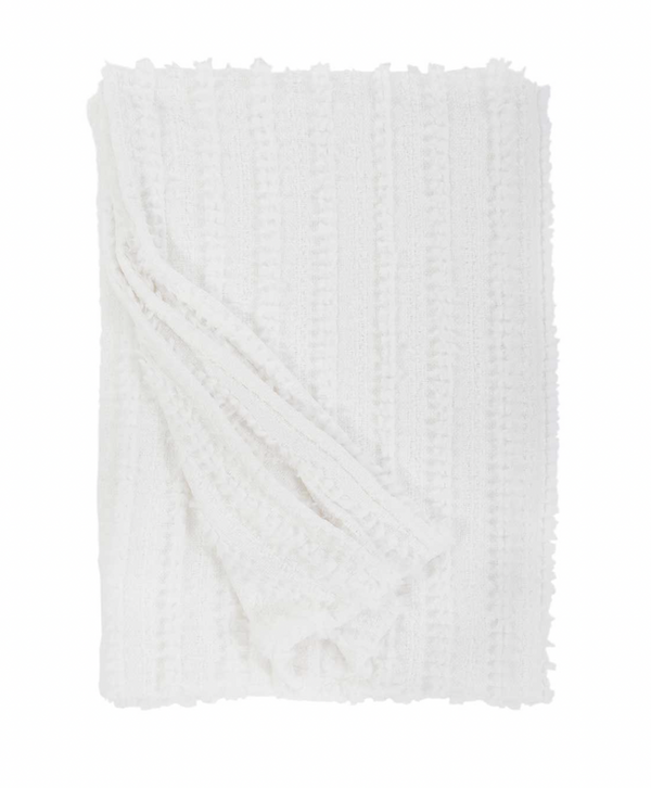 Anacapa Oversized Throw, Light Grey
