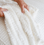 Anacapa Oversized Throw, Light Grey