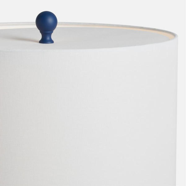 Bethany Table Lamp, Navy Resin