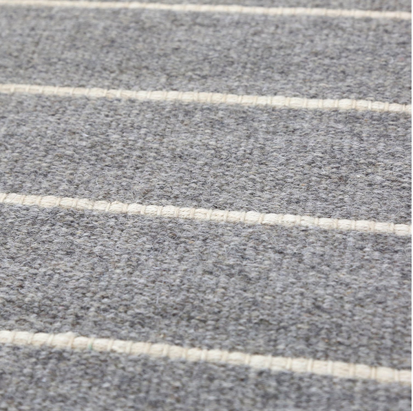 Warby Handwoven Rug - Light Grey