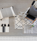 Warby Handwoven Rug - Light Grey
