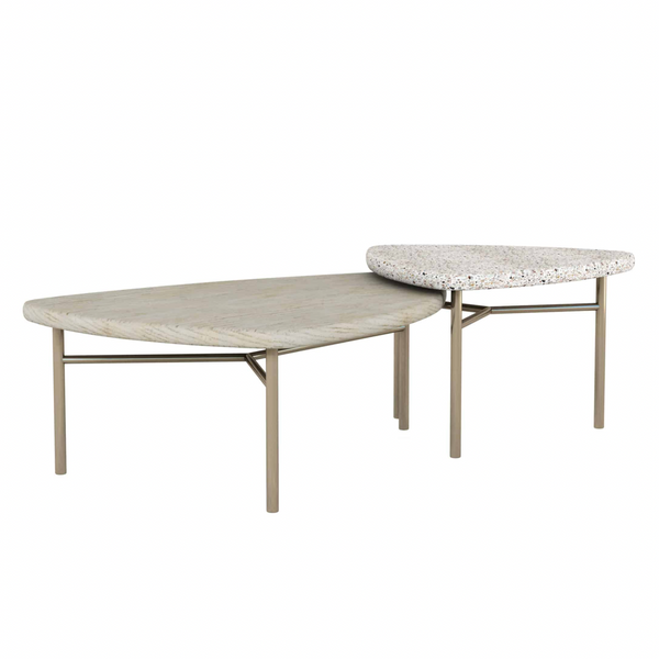 Cotiere Bunching Cocktail Small Table, 42"W x 30"D x 17"H